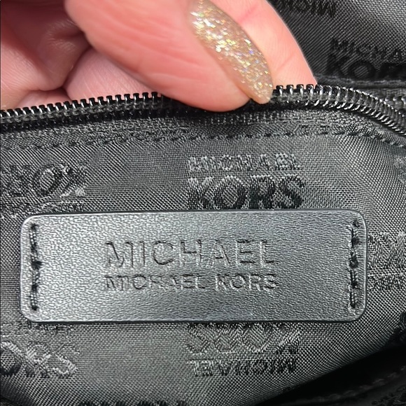 Michael Kors Black Crossbody Bag with Signature Monogram - Picture 11 of 14